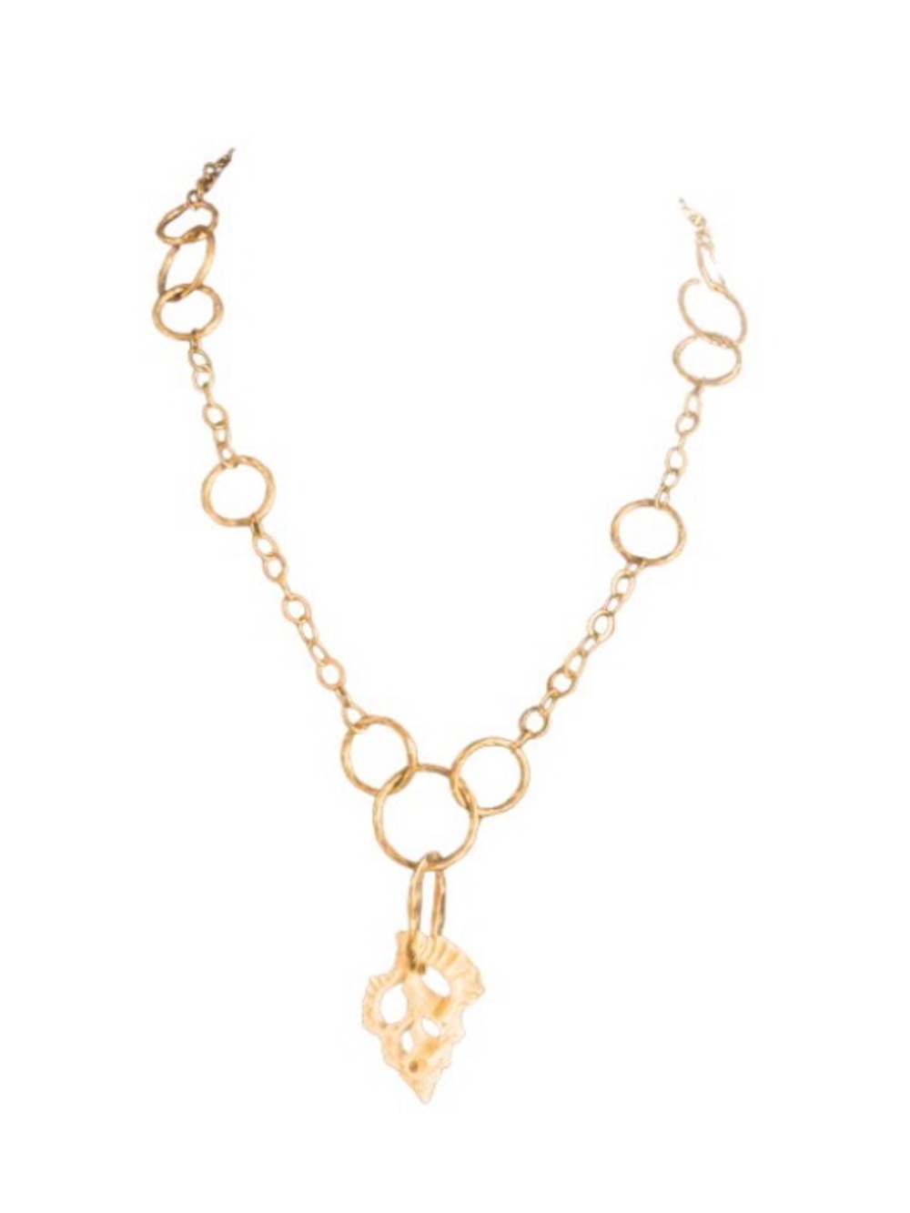 Hand Crafted Slices Shell Necklace